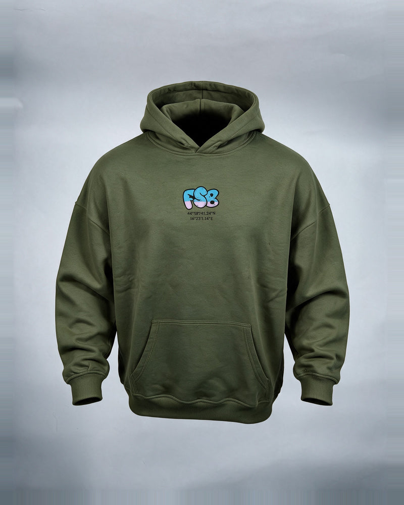 Love Hoodie Olive