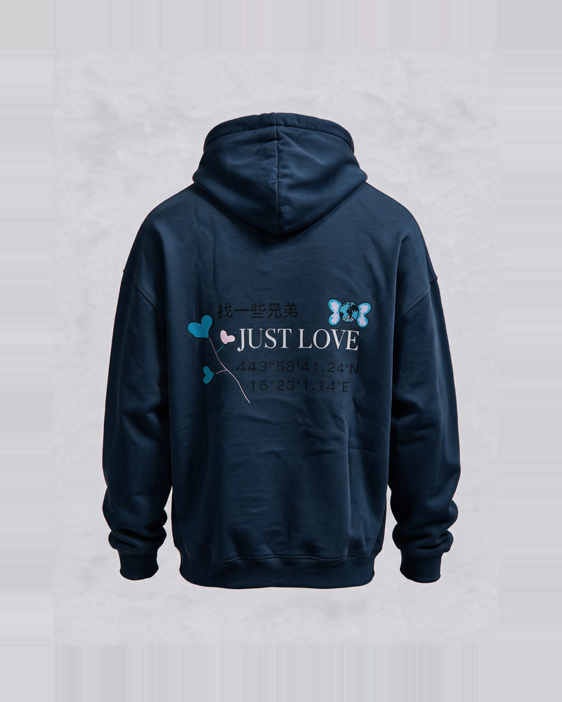 Love Hoodie Navy