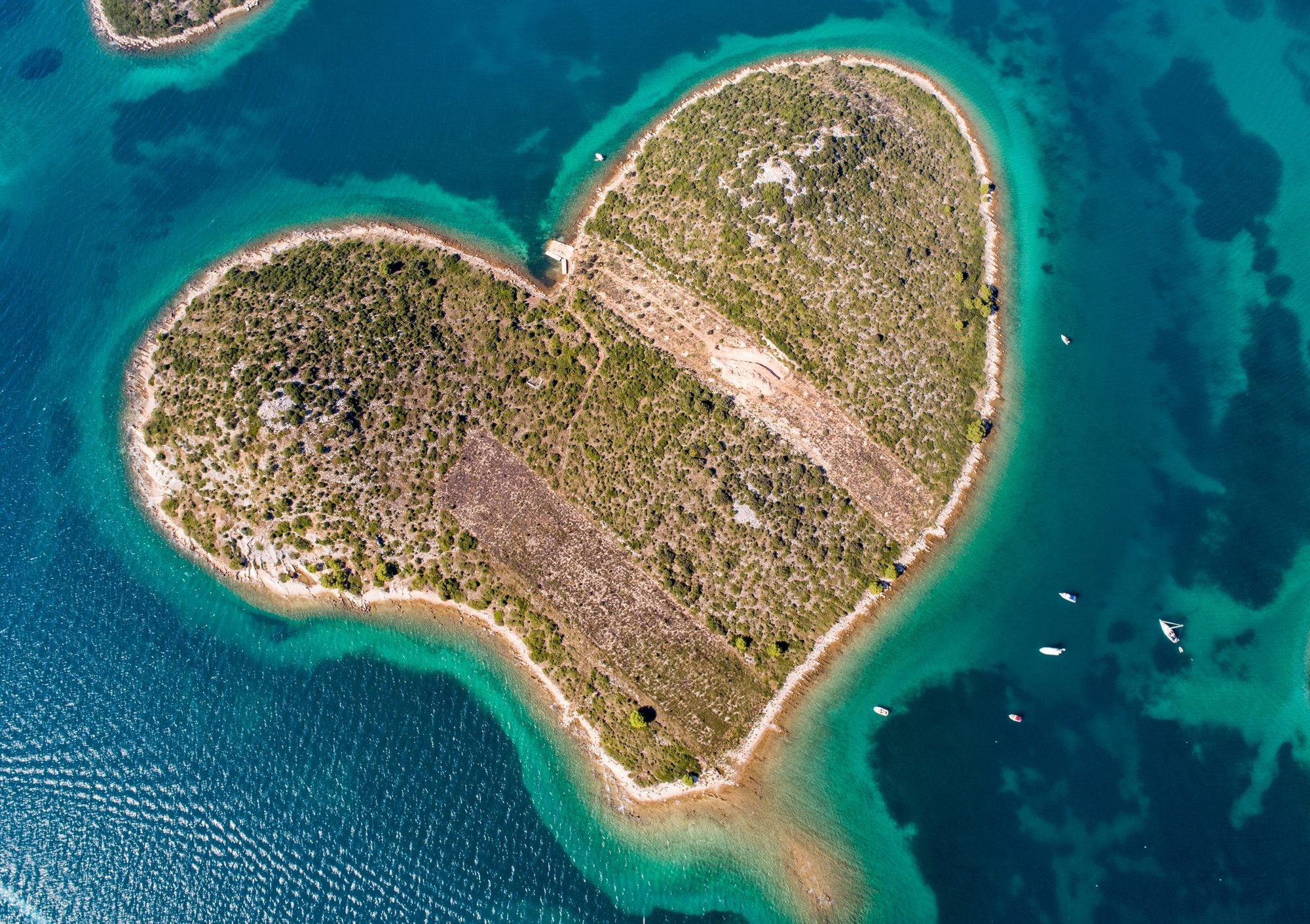 Die herzförmige Insel